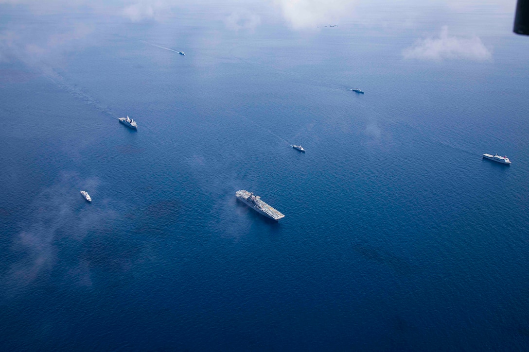 US Navy's Exercise in the Pacific with Indonesia